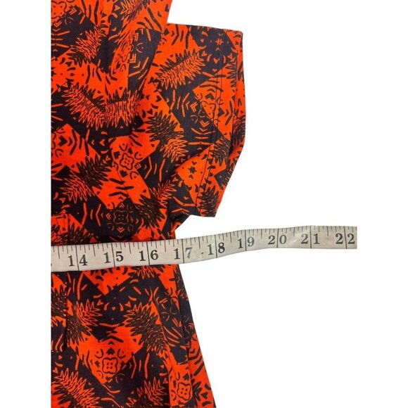LuLaRoe Women's Orange & Black Dress - Picture 4 of 6
